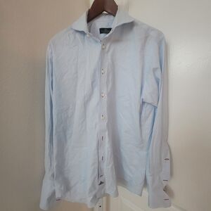 Holland And Sherry Bespoke Shirt Size 16